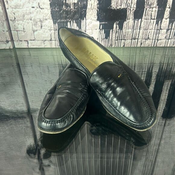 Vintage Bally Of Switzerland Barnes Men’s Brown Leather Loafers Size 7.5 EUC main image 7